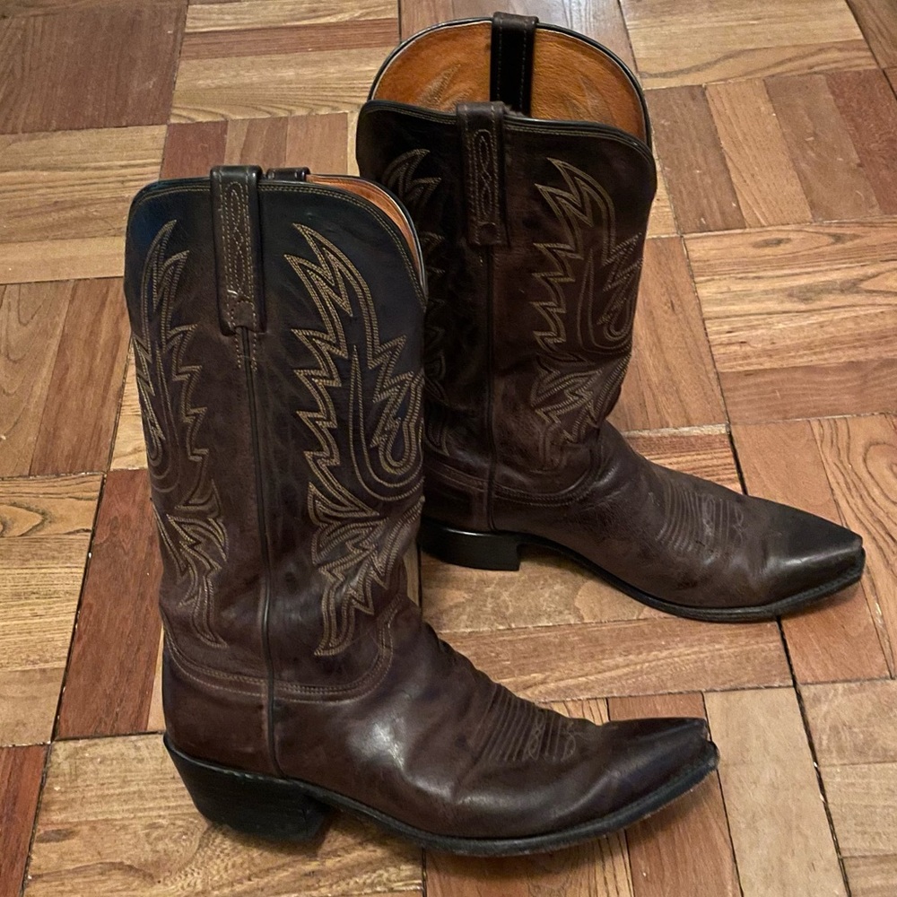 Mad Goat Cowboy Boots, Snip-toe, 10.5 D